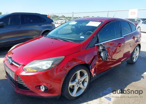2014 Ford Focus Titanium from USA, damaged, VIN 1FADP3N27EL398568